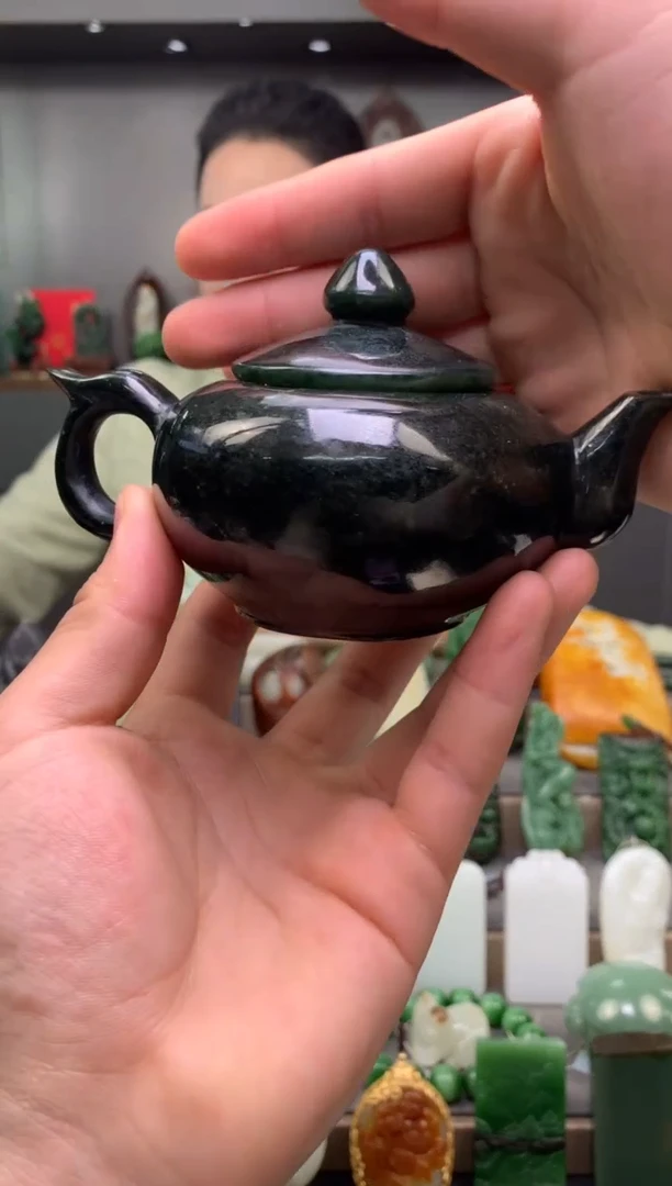 【闪购商品】和田玉茶壶未镶嵌茶壶2