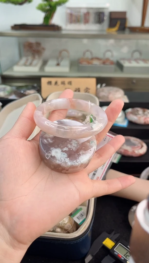 未镶嵌手镯石英质玉57圈口（赠品镯心）3887110