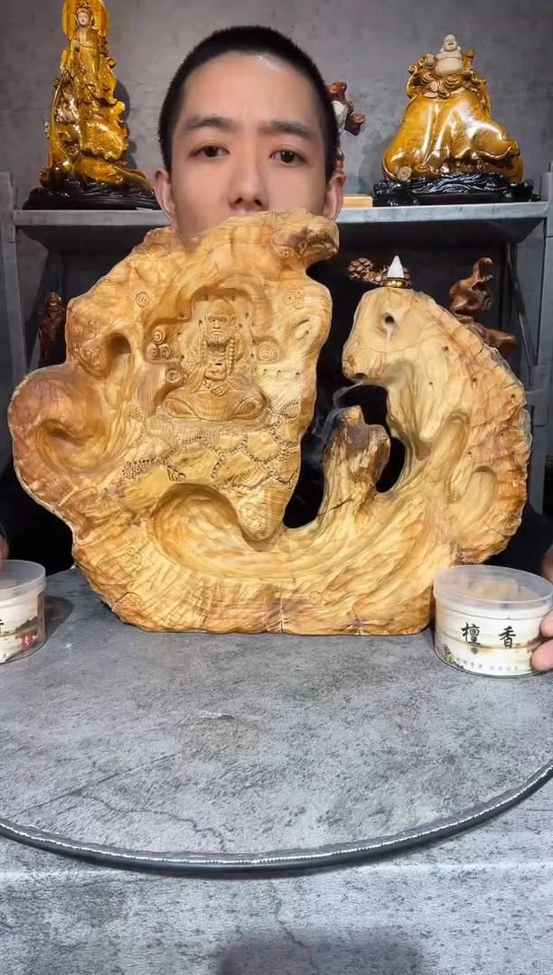 【闪购商品】柏木（崖柏）太行崖柏精工雕刻摆件