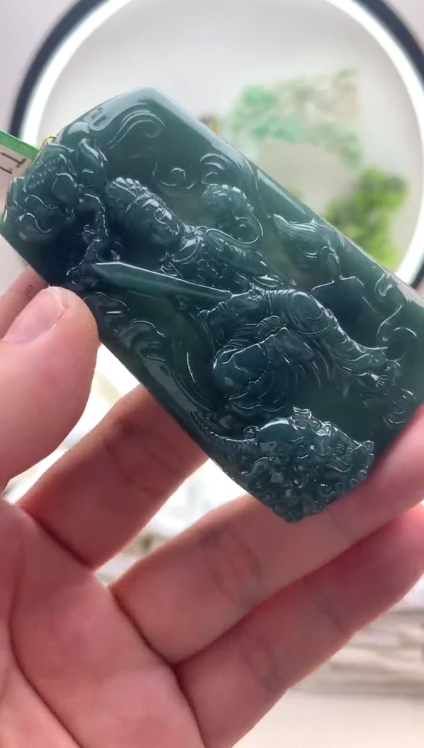 颈饰未镶嵌翡翠文殊