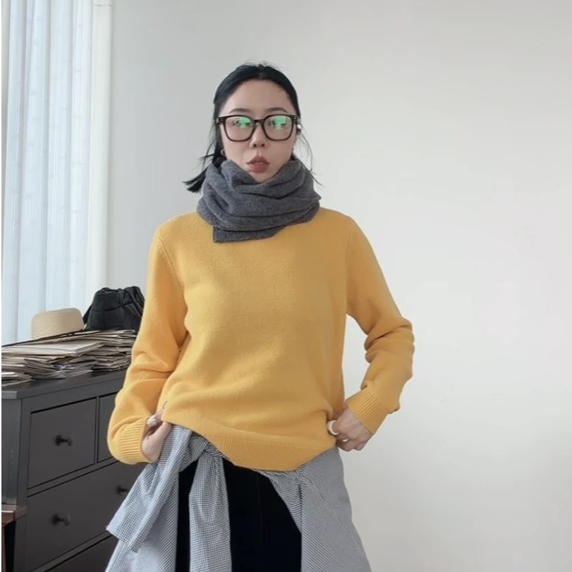 Action Studios 大大推荐新款绵羊毛圆领长袖毛衣WW7621