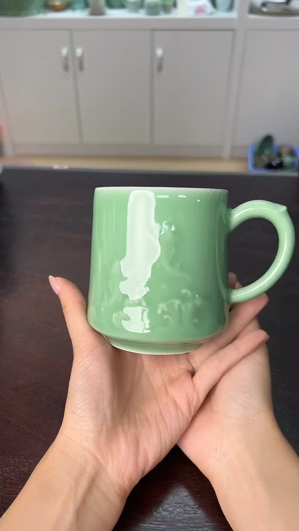 龙泉云间青瓷小米茶器