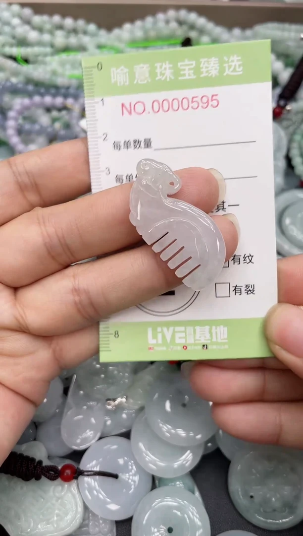 未镶嵌挂件翡翠166