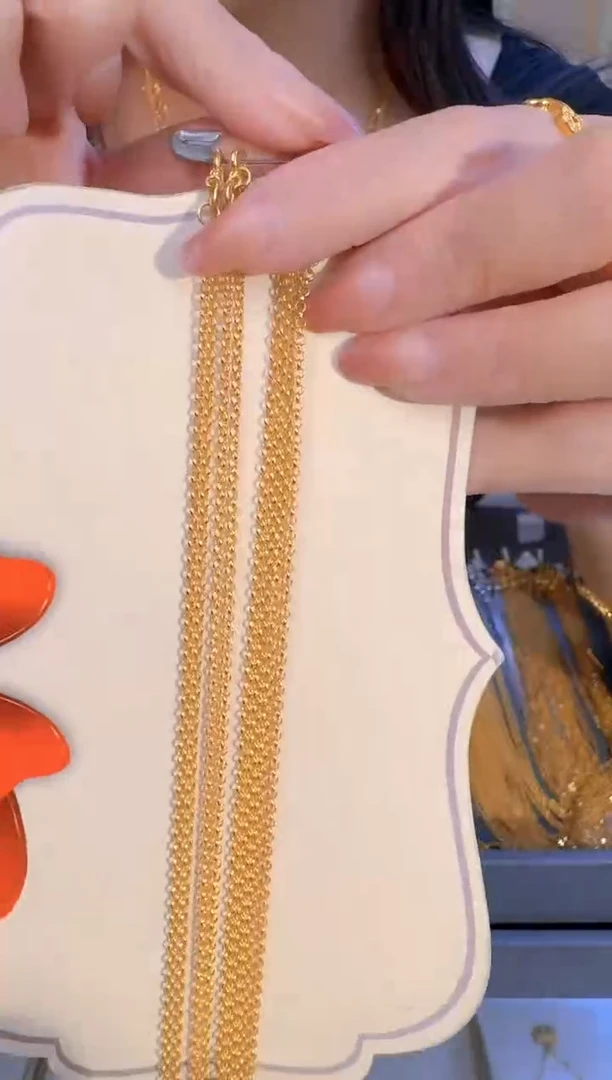 50cm固定不可调节圆o链3.38g（多样性发货）