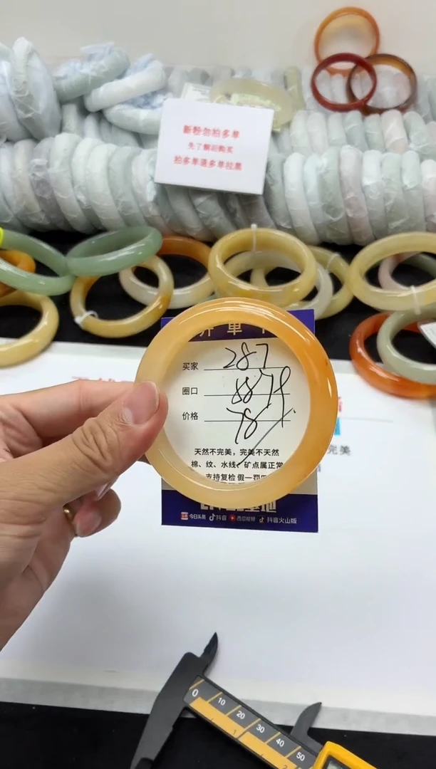 未镶嵌手镯石英质玉287