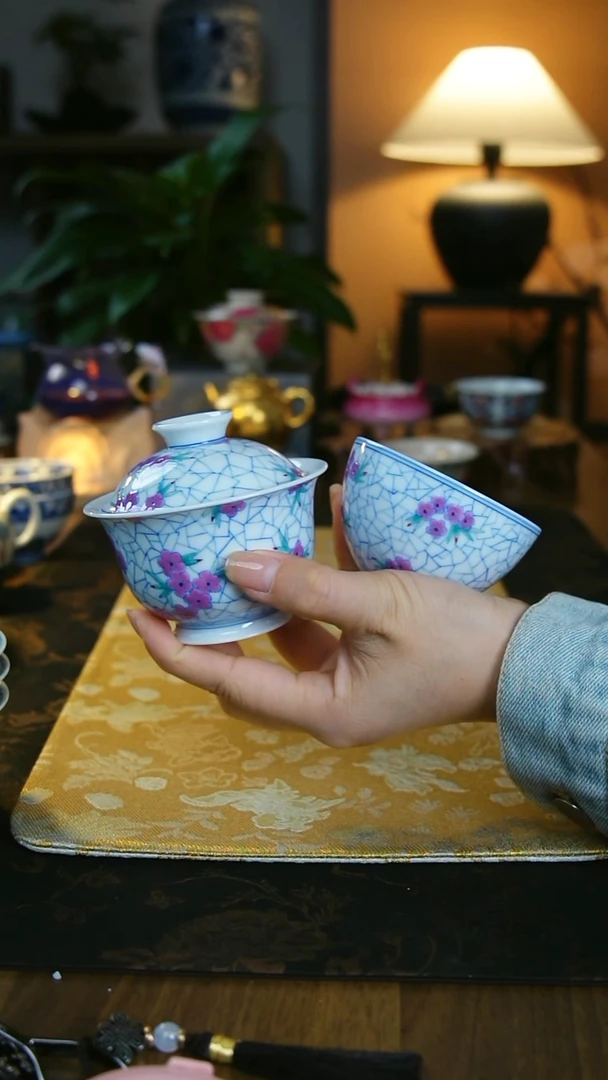 斗彩冰梅套组111