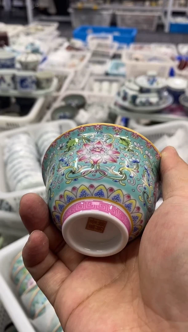 摆件陶景德陶瓷茶具容量约80