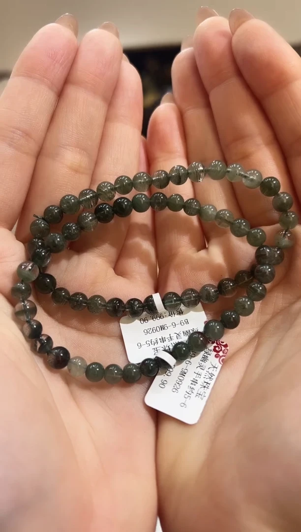 【闪购商品】水晶手串未镶嵌XL3109绿幽灵5-6+多样性发其一