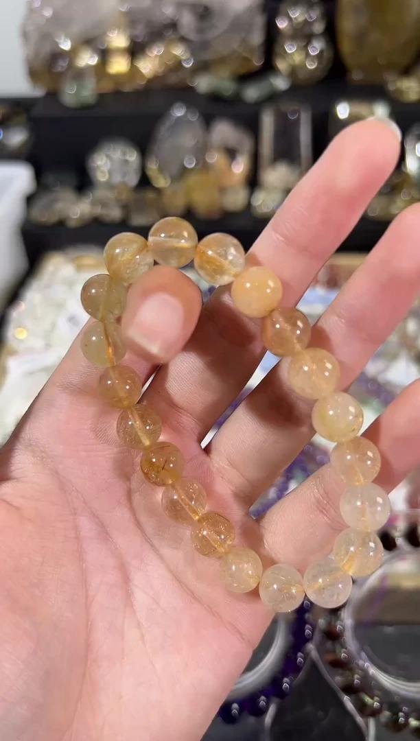 水晶手串未镶嵌天然水晶手串