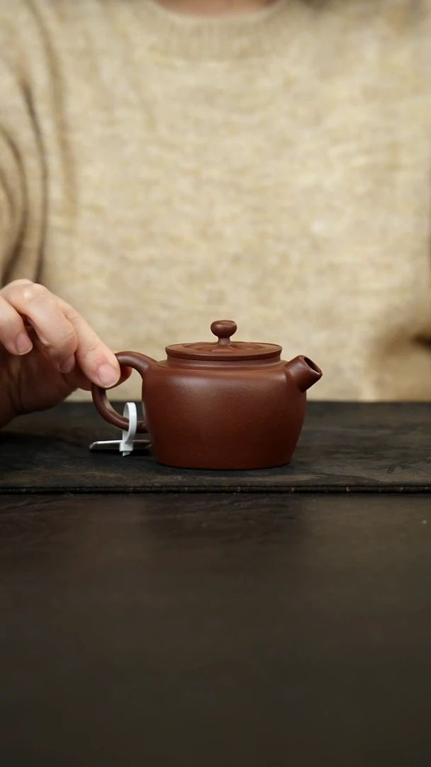 茶壶紫砂宋器汉棠桃花紫泥200cc