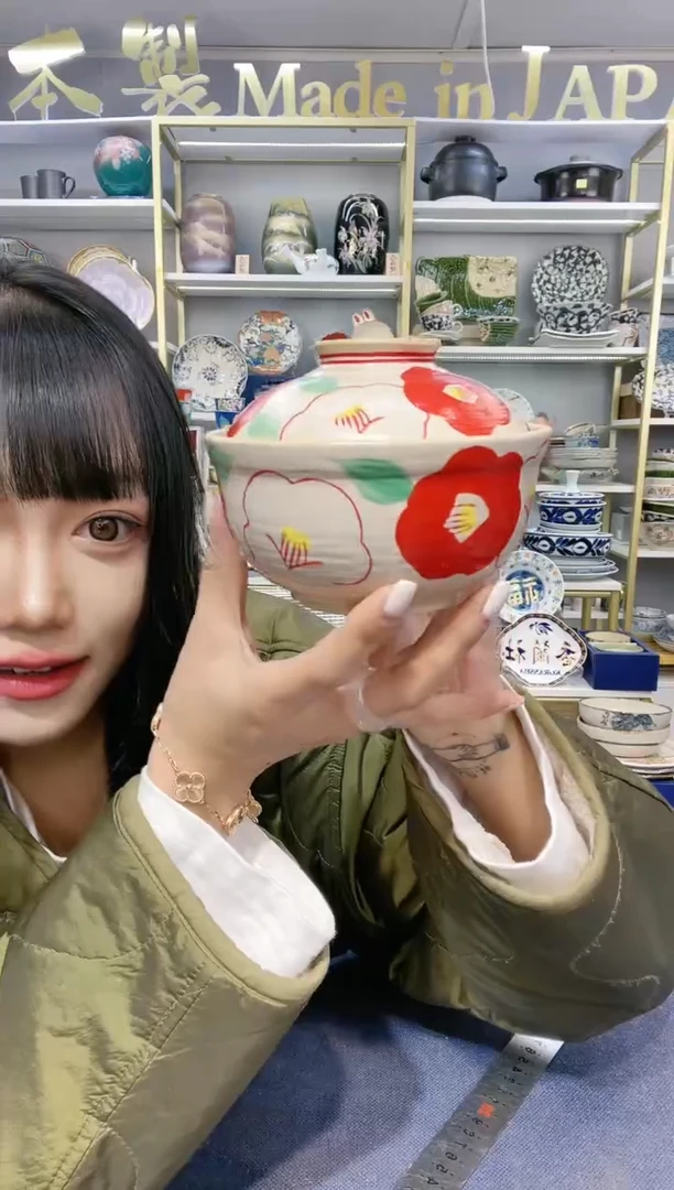 【闪购商品】碗濑户烧手绘炖盅一只装