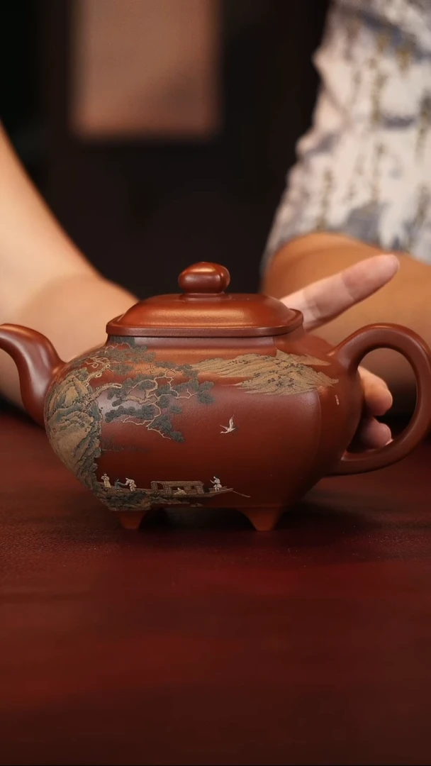 茶壶紫砂      传炉-560cc