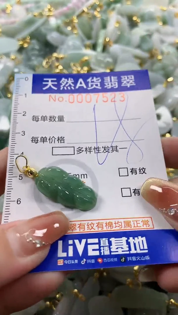 颈饰未镶嵌翡翠天然A货翡翠
