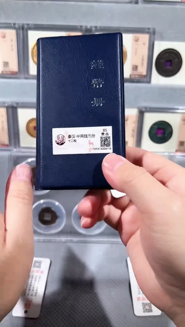 铜带评级 半 钱币册共12枚