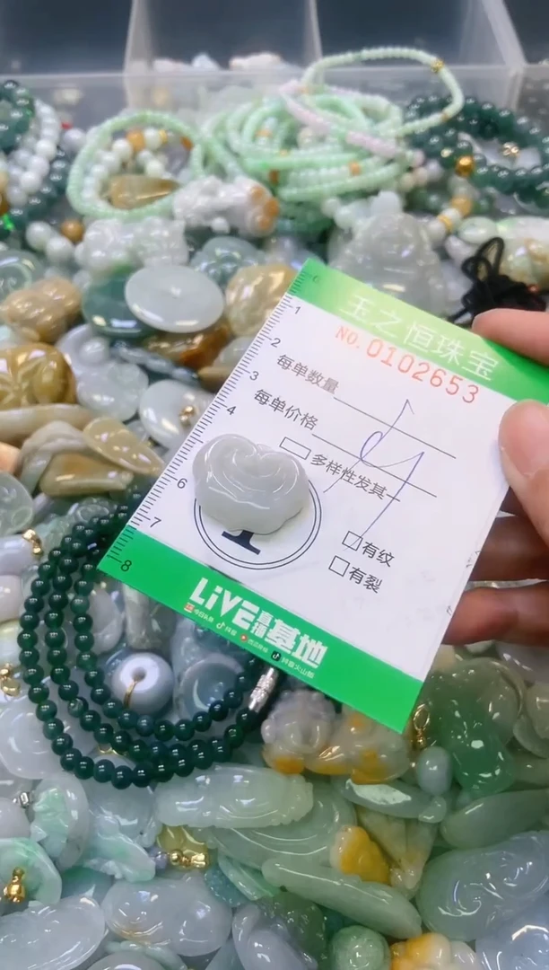 翡翠未镶嵌颈饰闪购0102653