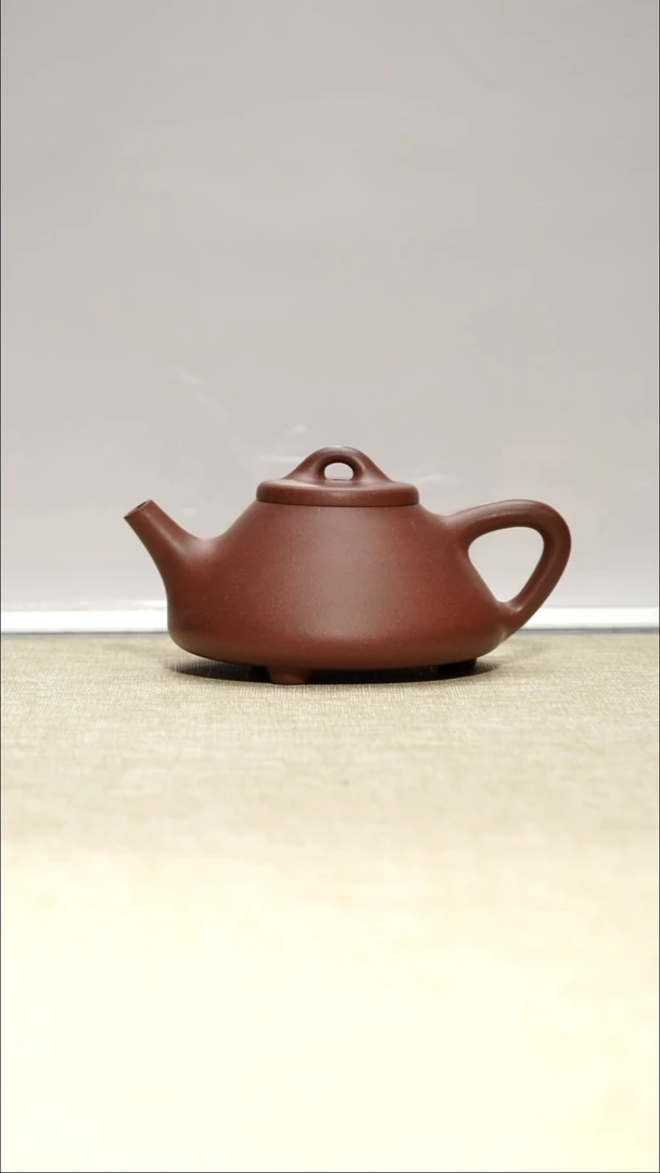 茶壶底槽青子冶石瓢150毫升瑕疵壶