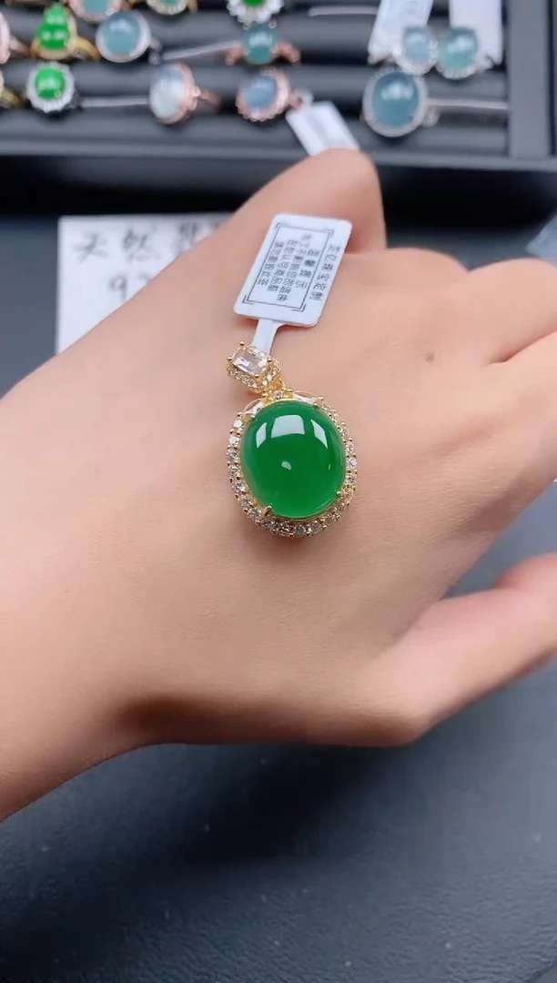 银S925镶嵌戒指翡翠1111