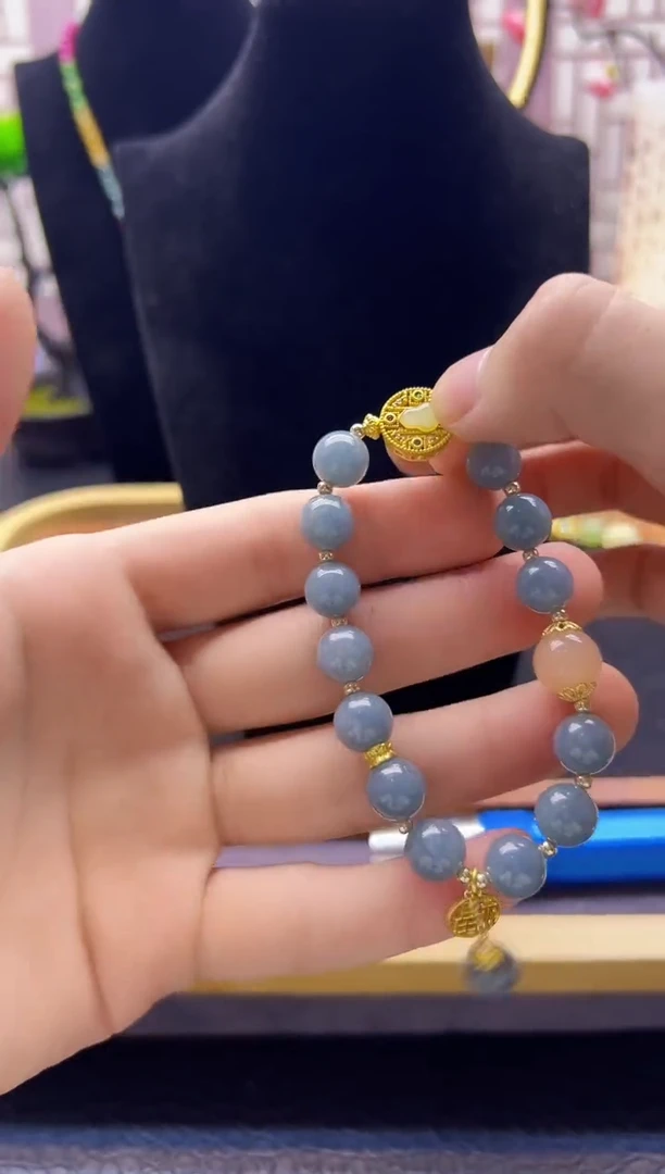 【闪购商品】翡翠颈饰14K金镶嵌S15