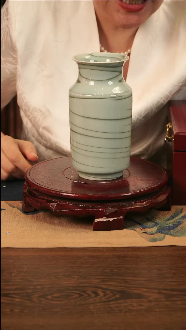 纯手工 绞胎 方通瓶B