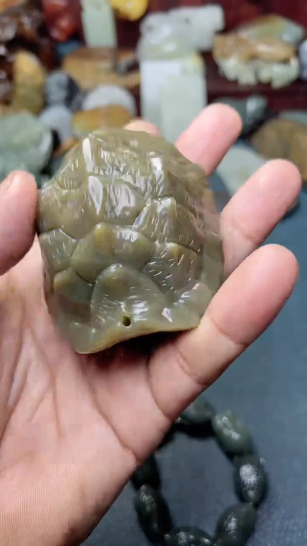 和田玉未镶嵌把件0