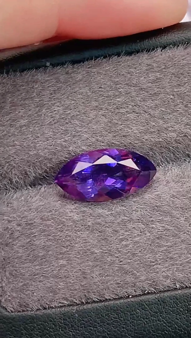 未镶嵌珠宝半成品紫晶4.46-39天然紫水晶