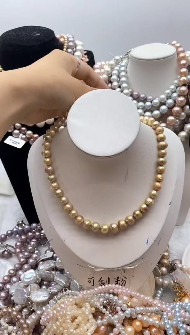 淡水珍珠钛钢颈饰142