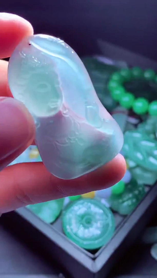 未镶嵌定制翡翠迪*毛货翡翠定制