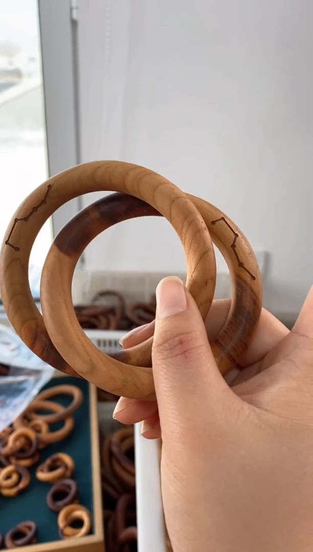 【闪购商品】木桃木微瑕60乾坤圈随机发货