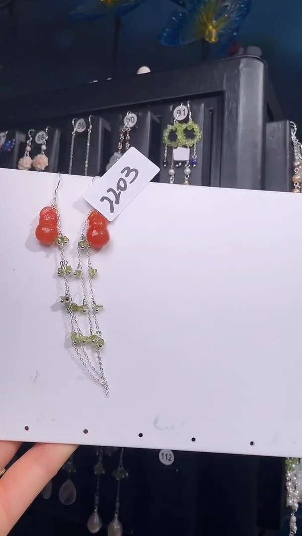 银S925镶嵌耳饰紫晶喜欢拍