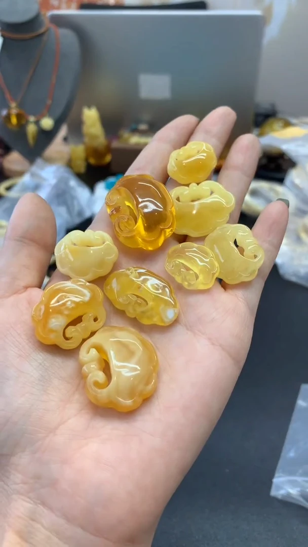 未镶嵌琥珀珠宝奇石2247多样性发其一默认有瑕
