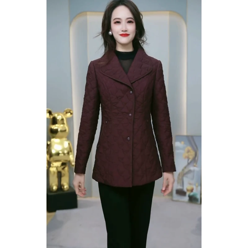 【外套】2682新款时尚修身显瘦女装气质洋气外套加厚秋冬款