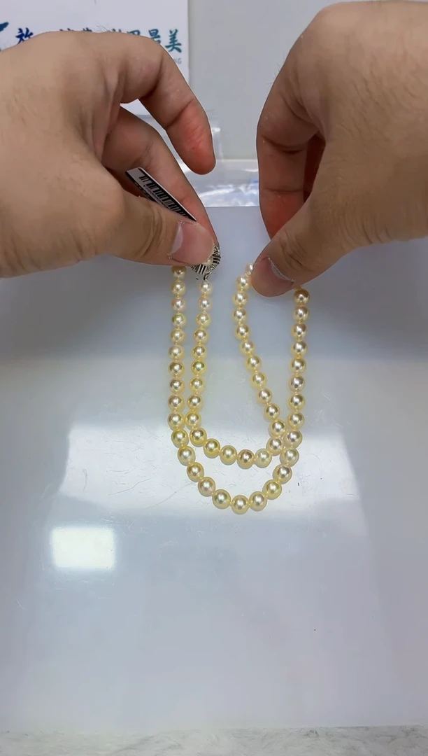未镶嵌DA海水珍珠羽皇金串链7 y720
