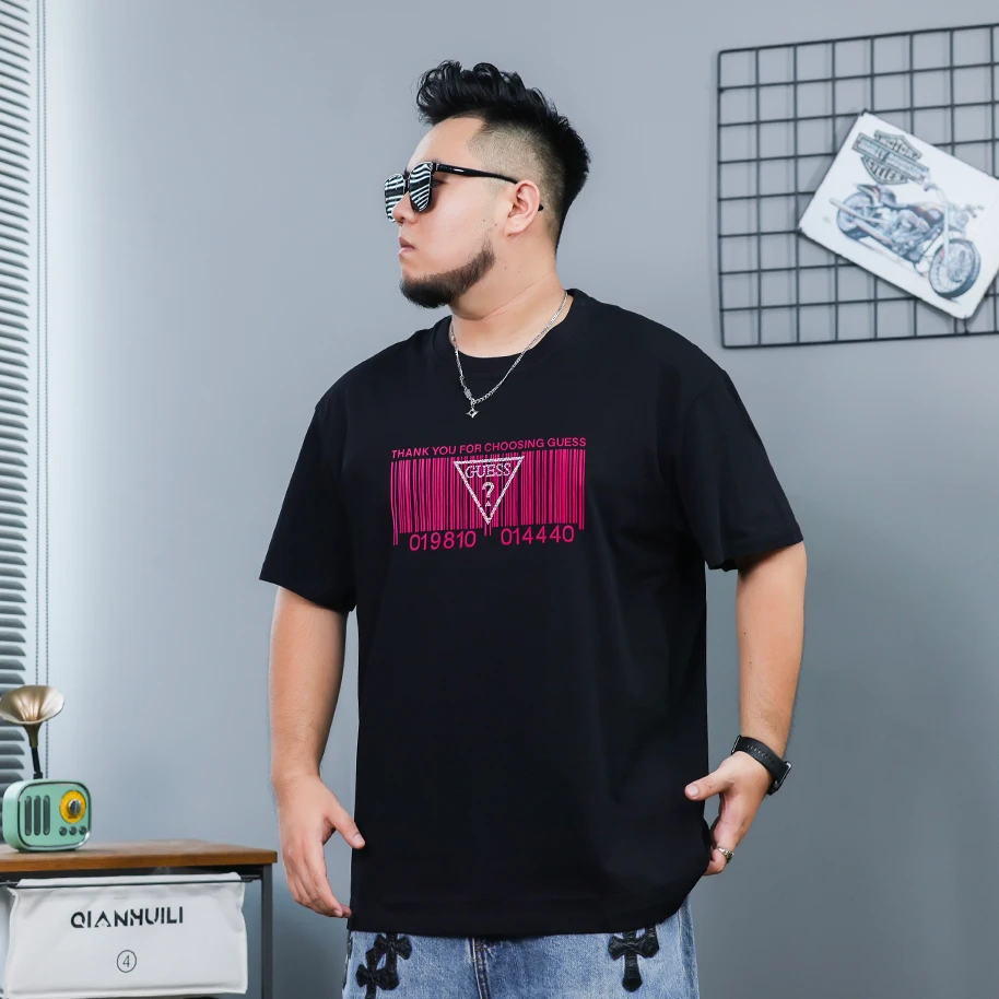 圆领夏季薄款大码短袖冰爽T恤男士t恤美式休闲百搭短袖PB5208913