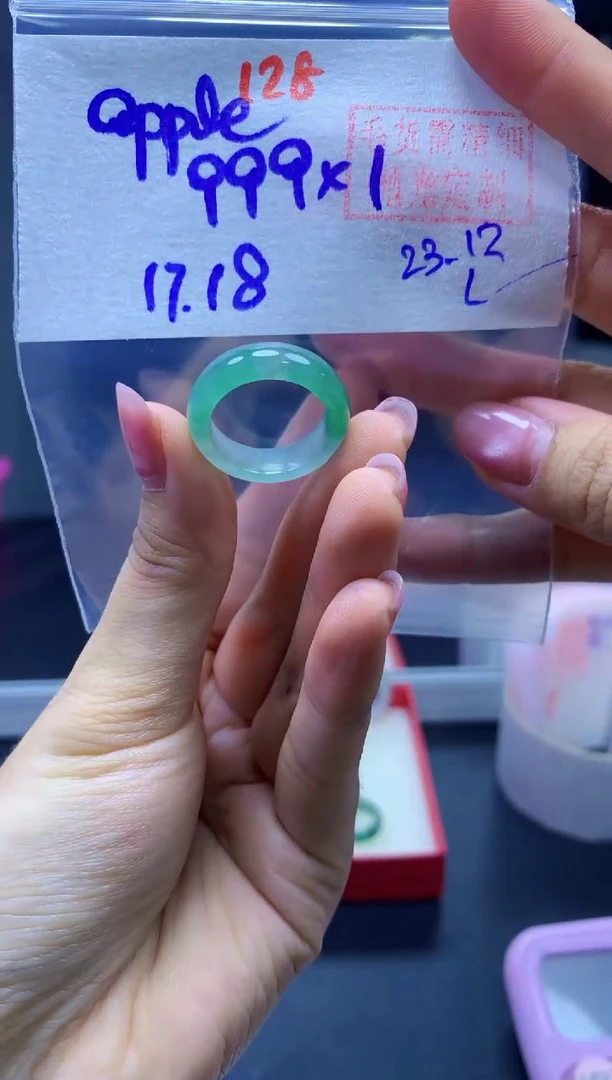 未镶嵌定制翡翠a****1戒圈#999元-毛货需精细抛光