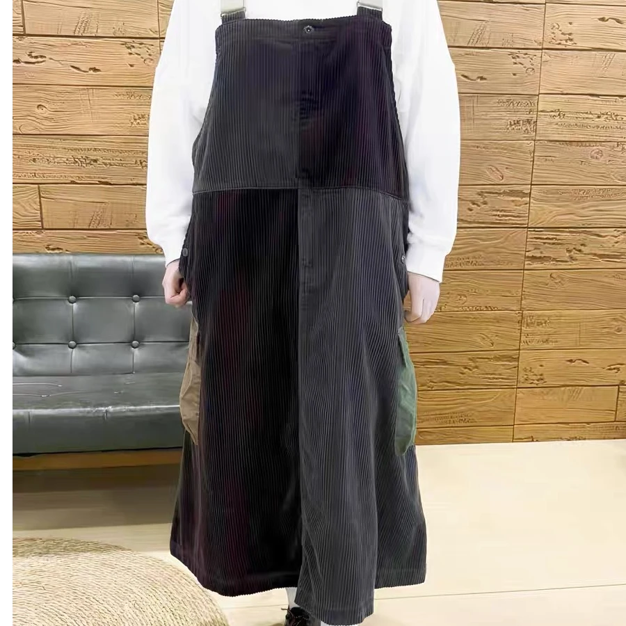 背带裙日单宽松小众气质春秋款