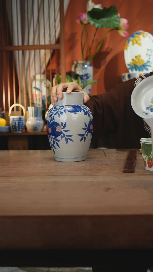 瓷片景德镇设计师釉下手绘陶瓷餐具