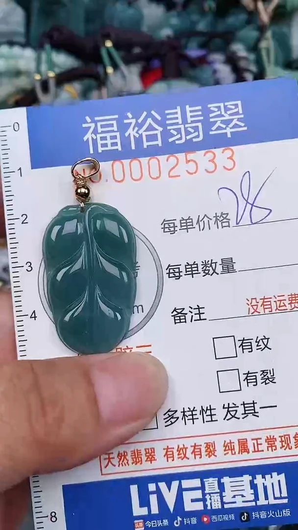 翡翠未镶嵌颈饰...0002533