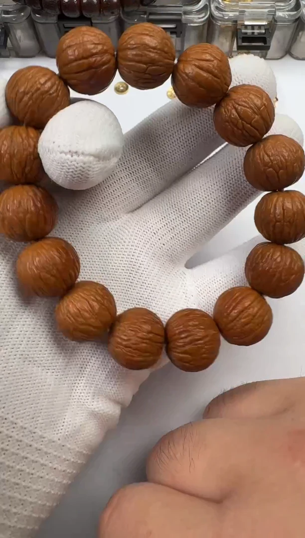 【闪购商品】猴头核桃吊坠手串