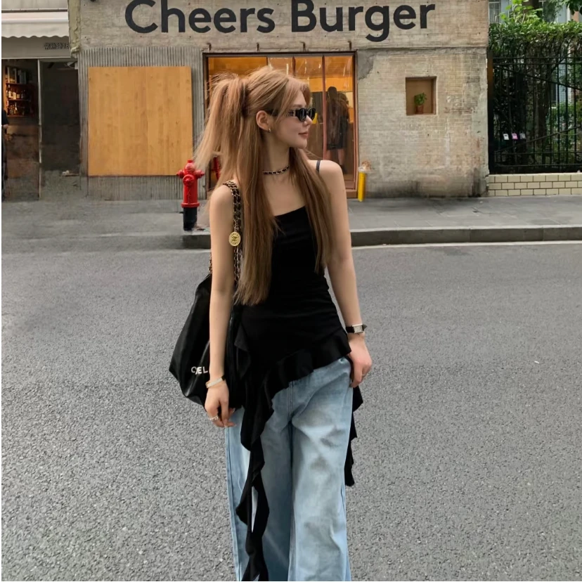 2025春夏（19-49）时尚显瘦百搭简约短款牛仔小众设计师/潮牌女装