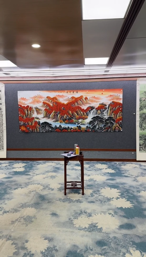 国画Z刘雪红-山水国画-大丈二