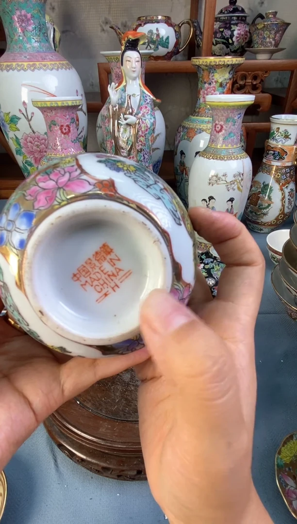 瓷片微瑕慎拍景德镇窑老厂瓷器单件