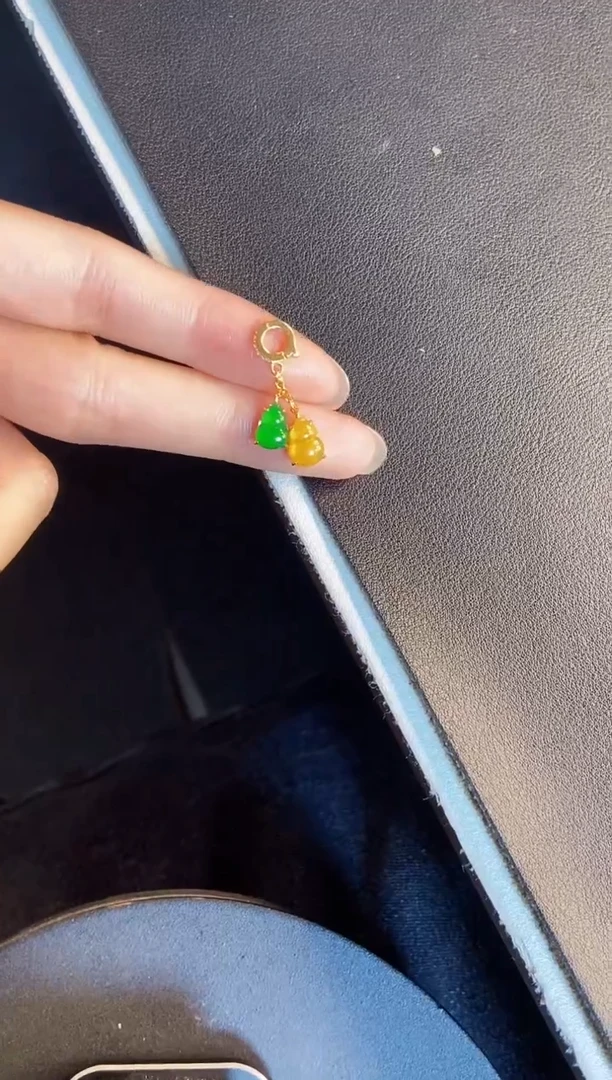 吊坠(不含链)银S925镶嵌翡翠1