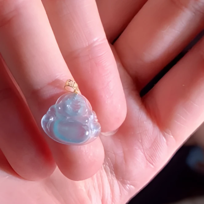 天然A货翡翠佛公吊坠-12-多样性发货