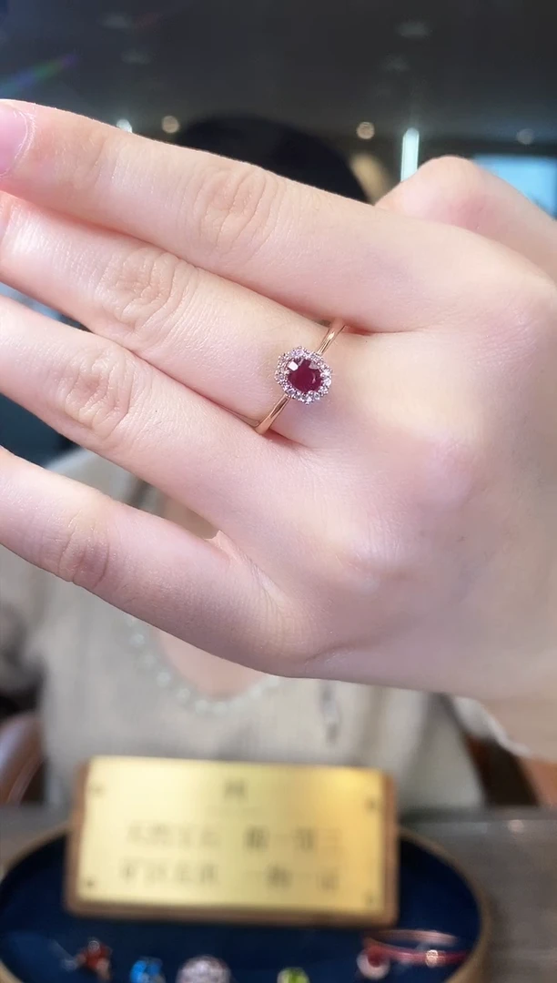 【闪购商品】红宝石戒指银S925镶嵌09