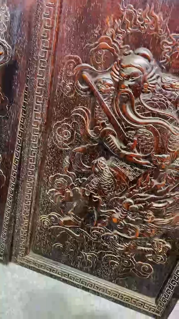 木紫檀雕刻一物一拍