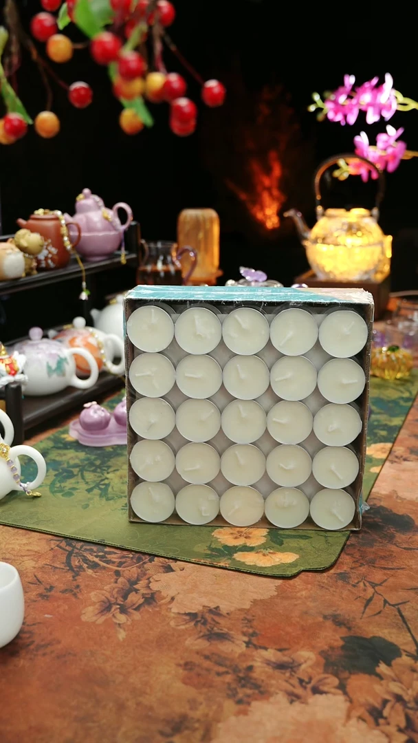 【闪购商品】植物蜡烛4小时100颗茶蜡烛