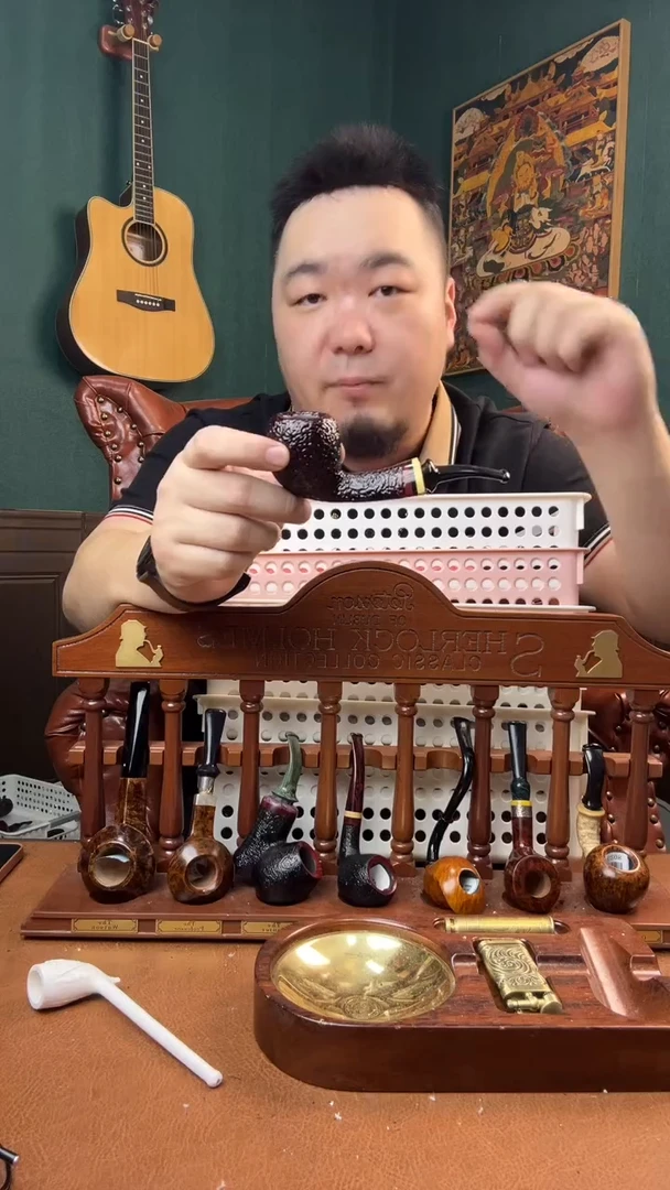 石楠木木雕款意大利进口石楠木烟斗