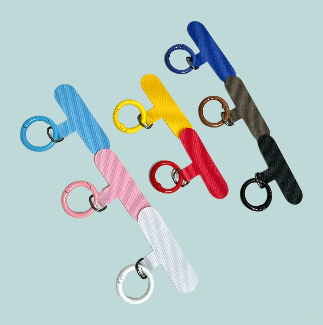 环扣圈手机壳夹片挂件垫片挂片金属开口挂扣圆环挂绳斜挎链固定片