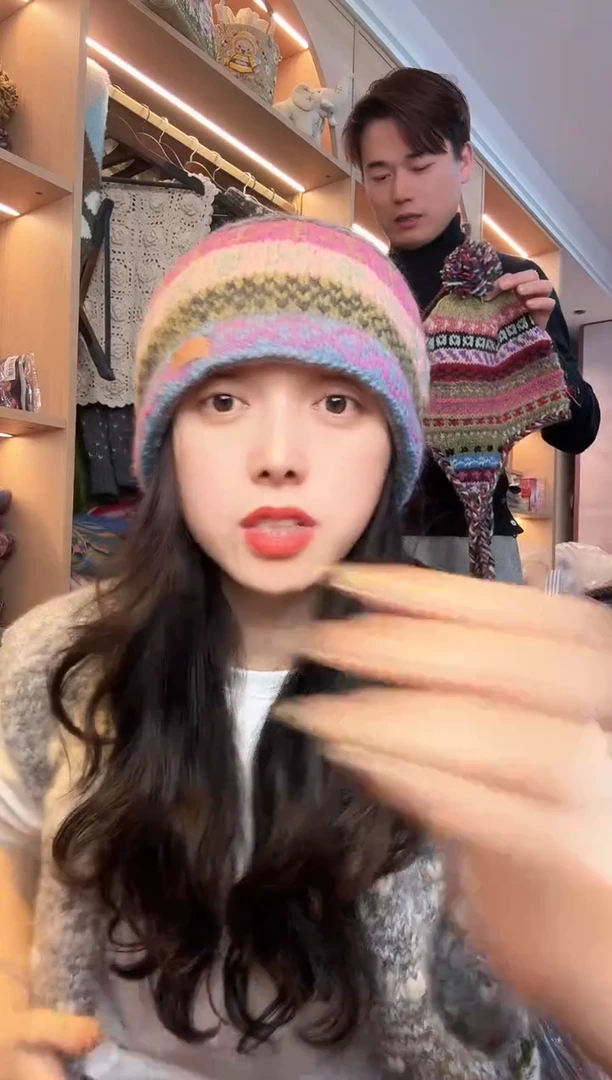 羊毛S****稀百羊毛五指手套A189