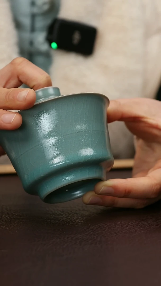 【闪购商品】其他青绿两才马蹄盖碗90